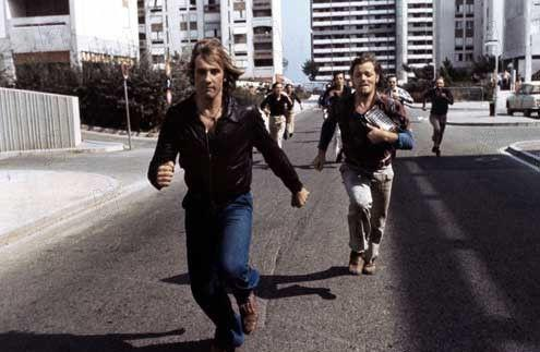 Gérard Depardieu et Patrick Dewaere dans "les valseuses" tourné en partie à Valence